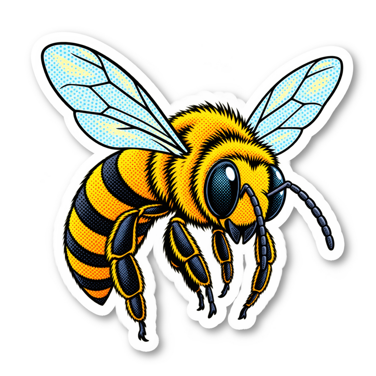 Bee Stickers Vinyl Sticker