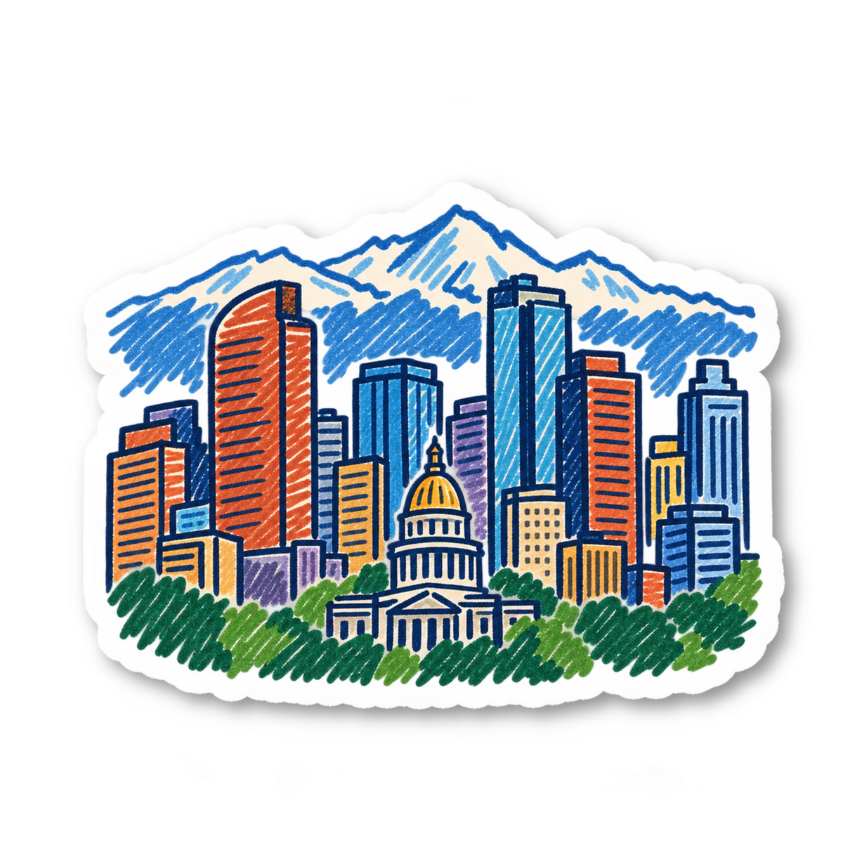 Denver Vinyl Sticker