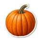 Pumpkin Style Vinyl Sticker