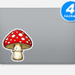 Mushroom Stickers Vinyl Stickers