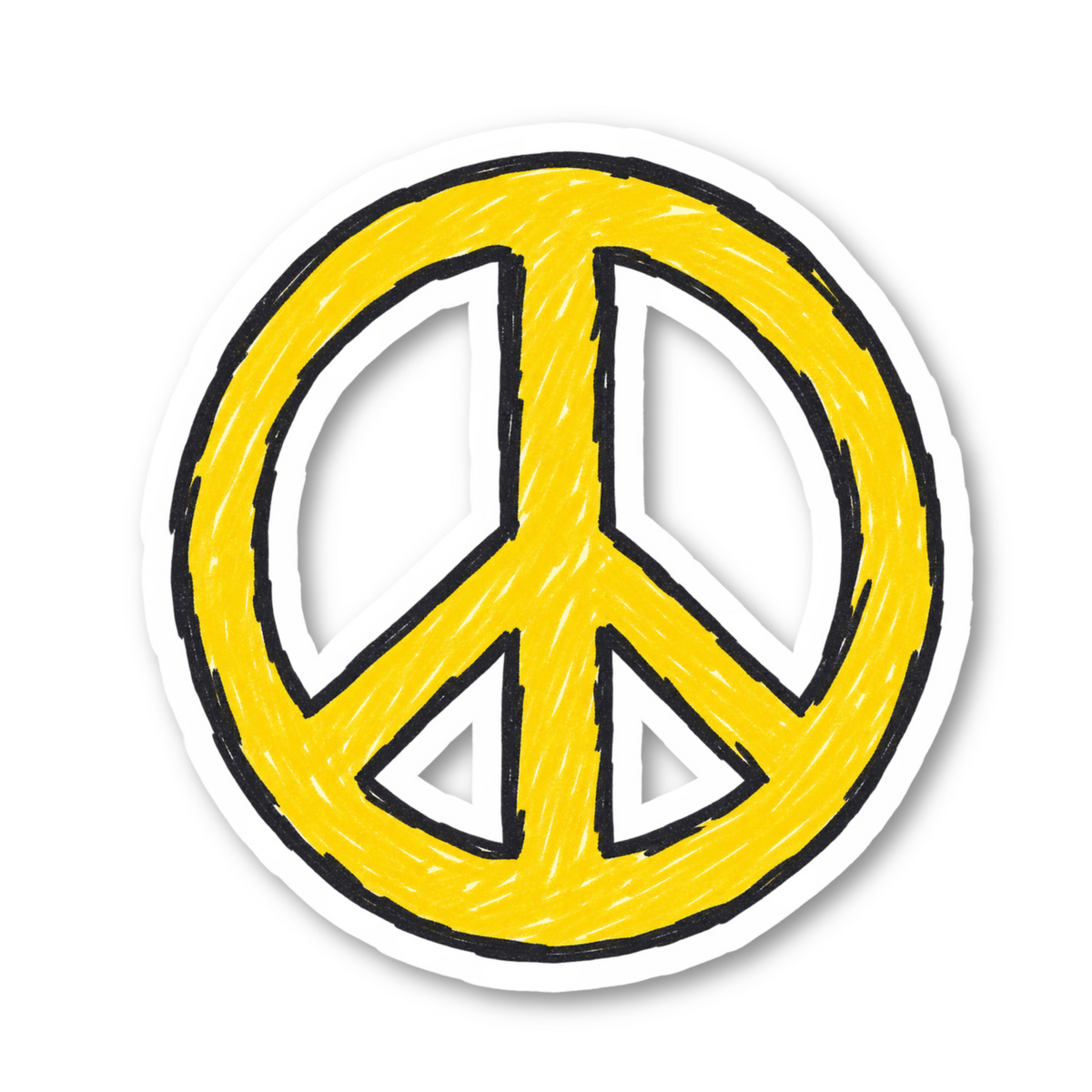 Peace Sticker Vinyl Sticker
