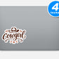 Cowgirl Vinyl Stickers