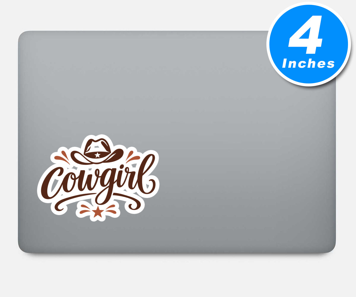 Cowgirl Vinyl Stickers