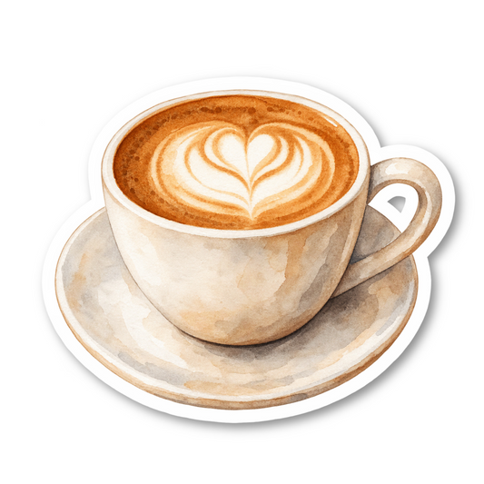 Coffee Stickers Vinyl Sticker