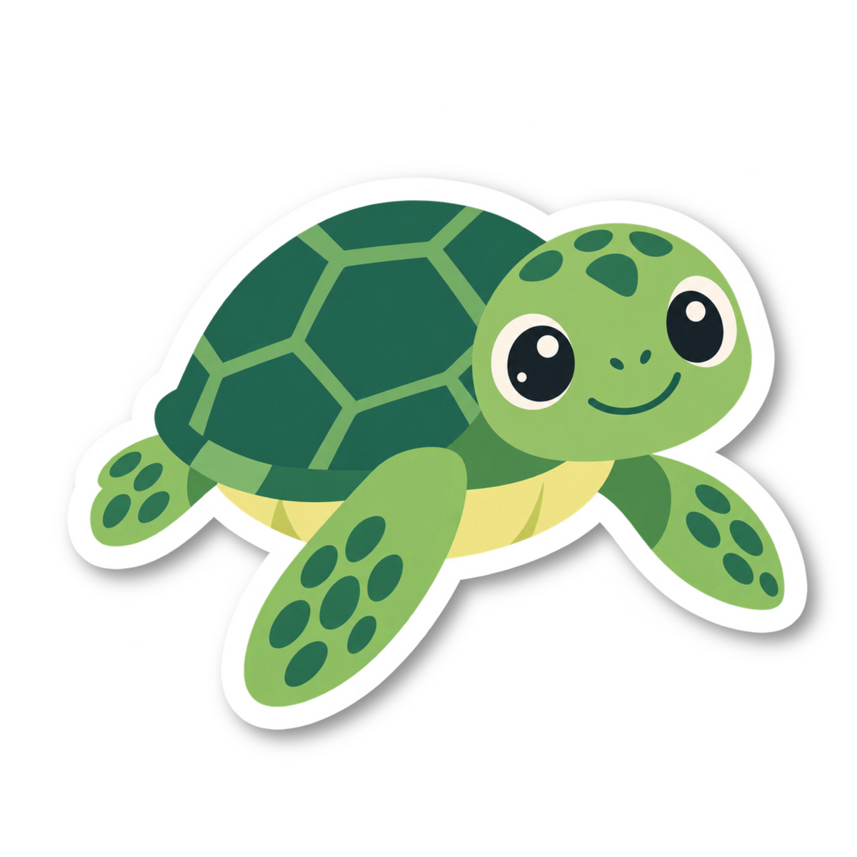 Cute Turtle Vinyl Sticker