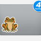 Cute Frog Stickers Vinyl Stickers