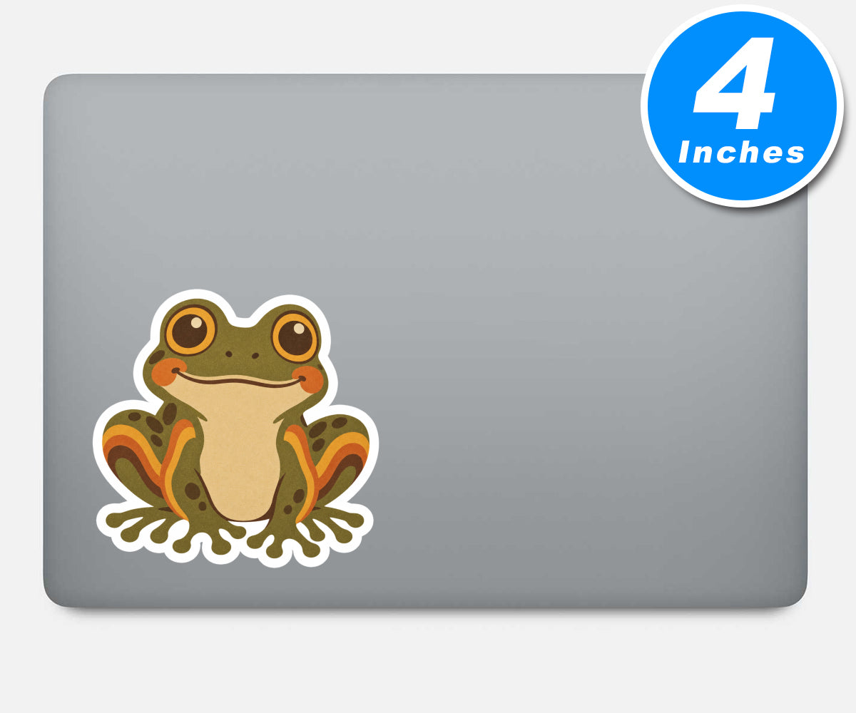 Cute Frog Stickers Vinyl Stickers
