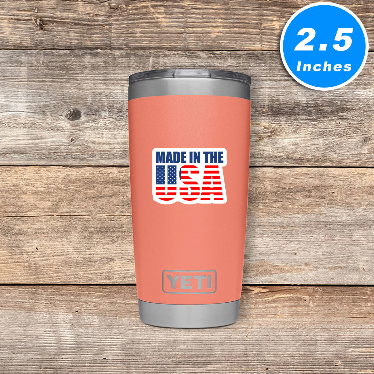 Made In The USA Vinyl Stickers