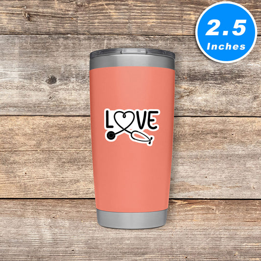 Nurse Love Vinyl Stickers