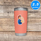 Rosie The Riveter Vinyl Stickers