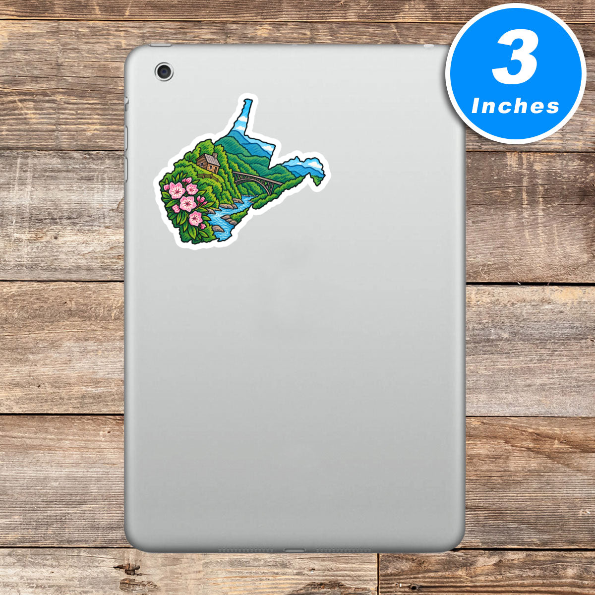 West Virginia Vinyl Stickers