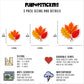 Fall Leaves Vinyl Stickers