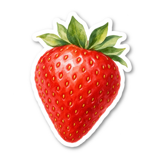Strawberry Stickers Vinyl Sticker
