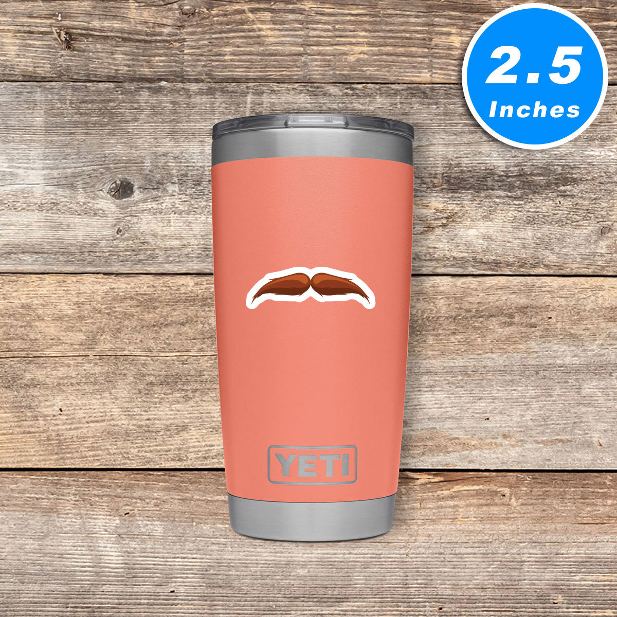 Mustache Vinyl Stickers