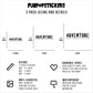 Adventure Vinyl Stickers