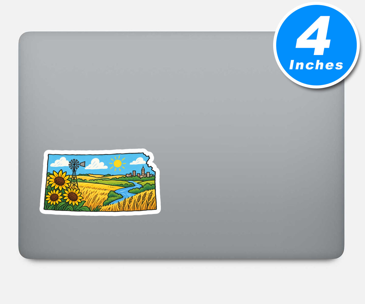 Kansas Vinyl Stickers