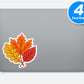 Fall Leaves Vinyl Stickers