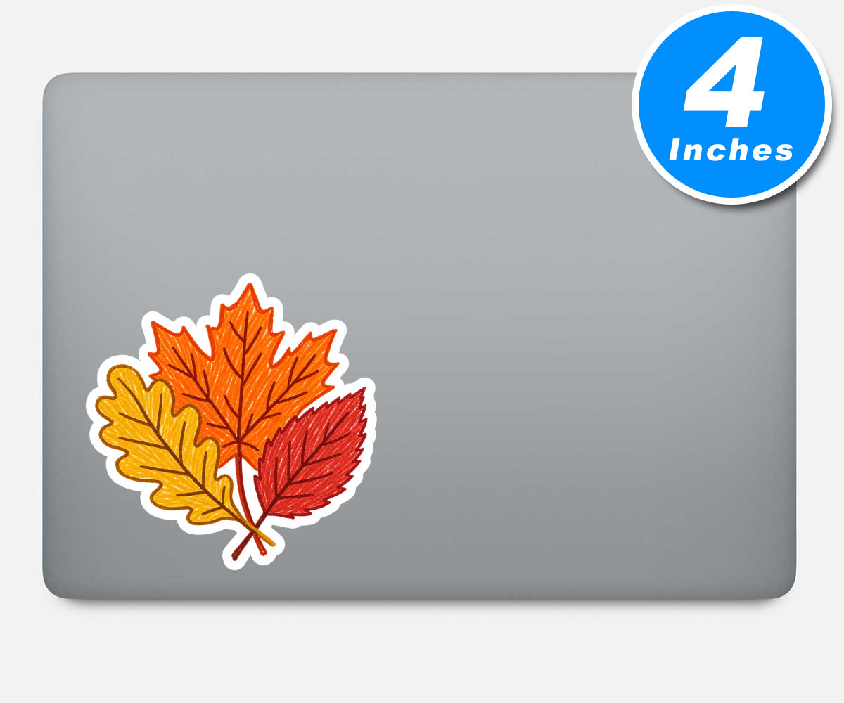 Fall Leaves Vinyl Stickers
