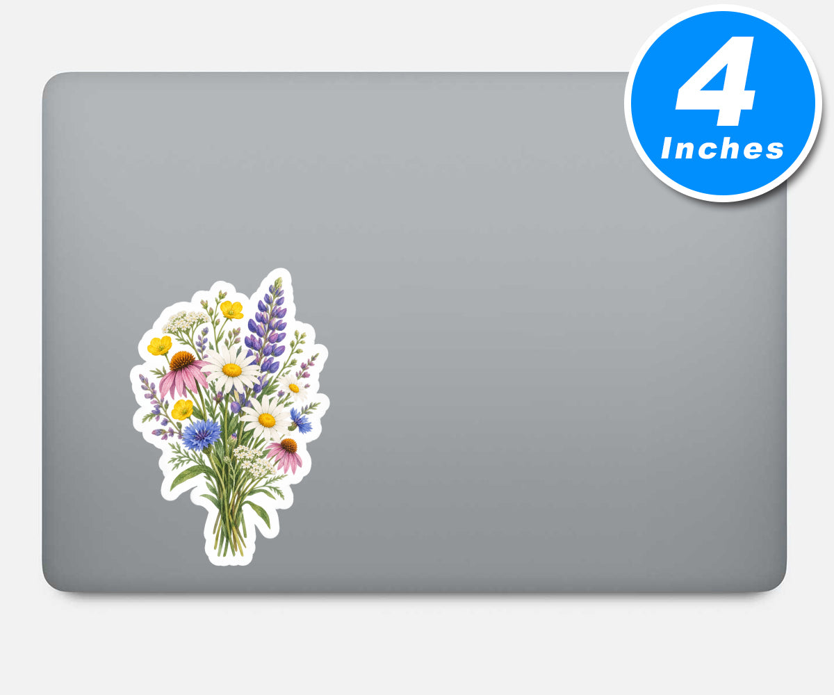 Wildflower Stickers Vinyl Stickers