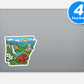 Arkansas Vinyl Stickers