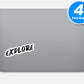 Explore Travel Vinyl Stickers