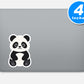 Cartoon Panda Vinyl Stickers