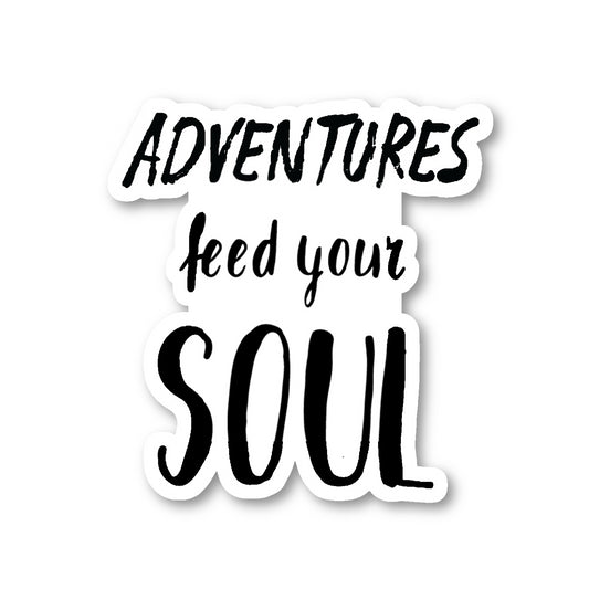 Adventure Feed Your Soul Vinyl Sticker