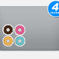 Donuts Vinyl Stickers