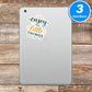 Enjoy The Little Things Quote Vinyl Stickers