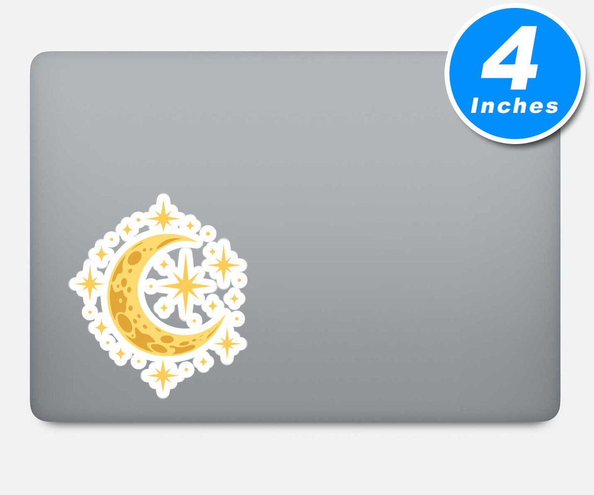Celestial Moon And Stars Stickers Vinyl Stickers
