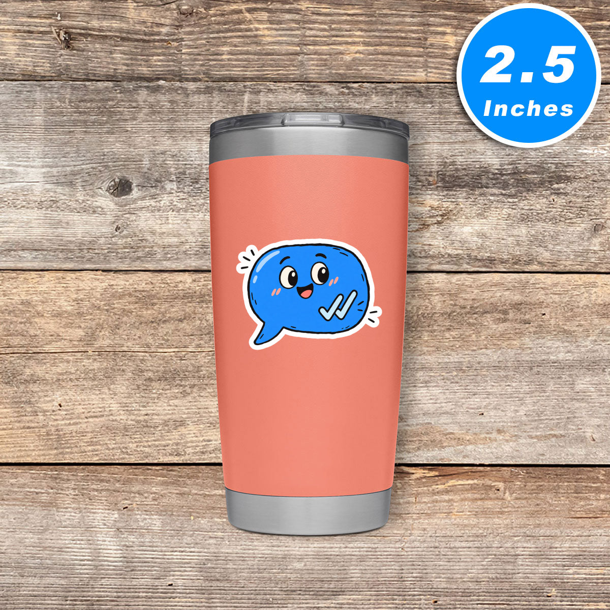 Leaving You On Read Text Message Bubble Vinyl Stickers