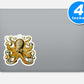 Vintage Octopus Vinyl Stickers