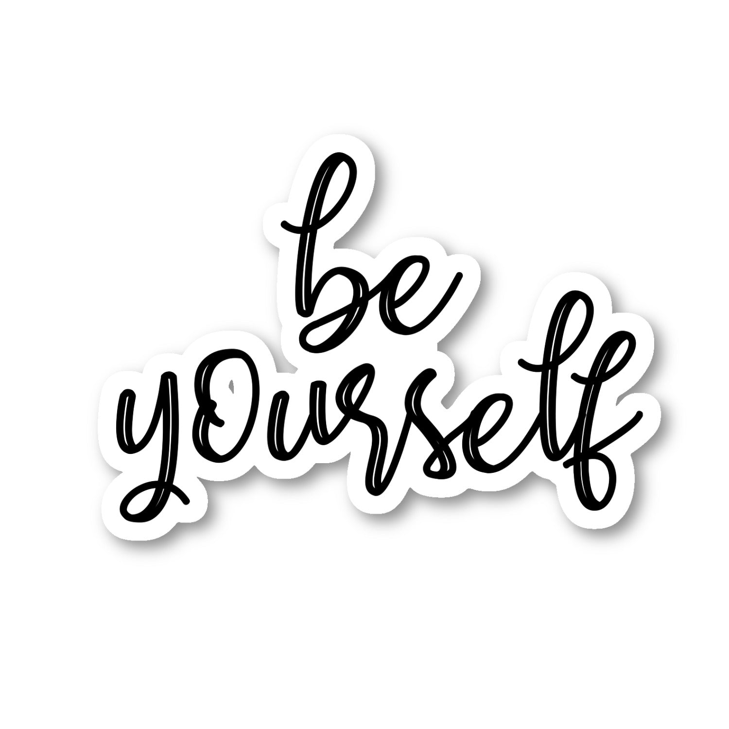 Be Yourself Vinyl Sticker
