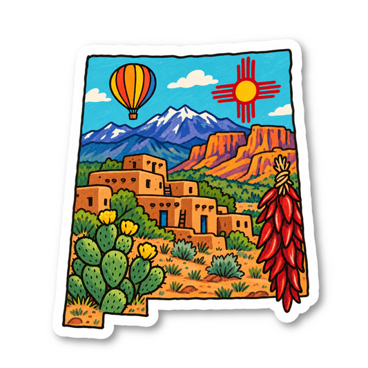 New Mexico Vinyl Sticker