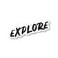 Explore Travel Vinyl Sticker