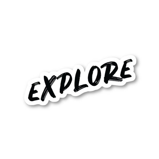 Explore Travel Vinyl Sticker