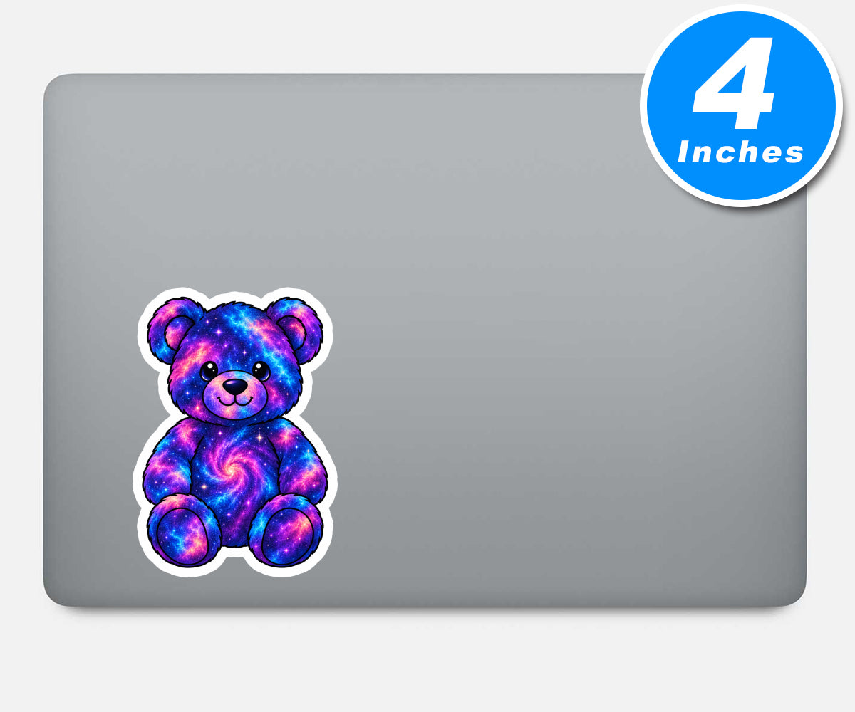 Tie Dye Bear Stickers Vinyl Stickers