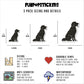 Dog Silhouette Vinyl Stickers
