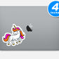 Unicorn Pink Vinyl Stickers