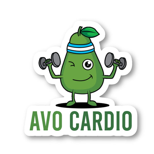 Avo Cardio Vinyl Sticker