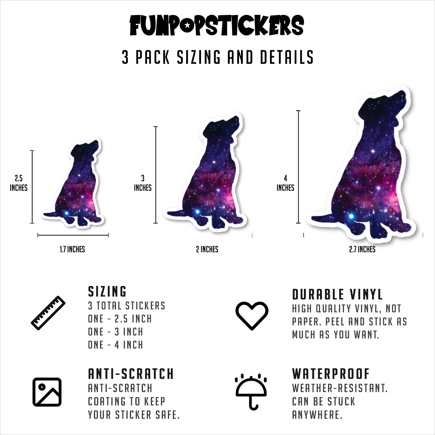Dog Vinyl Stickers