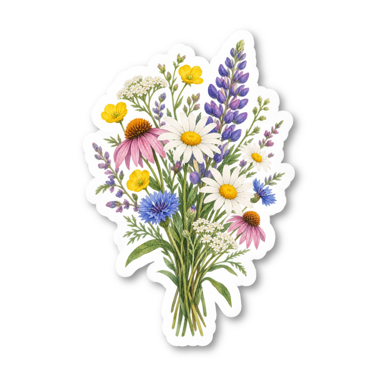 Wildflower Stickers Vinyl Sticker