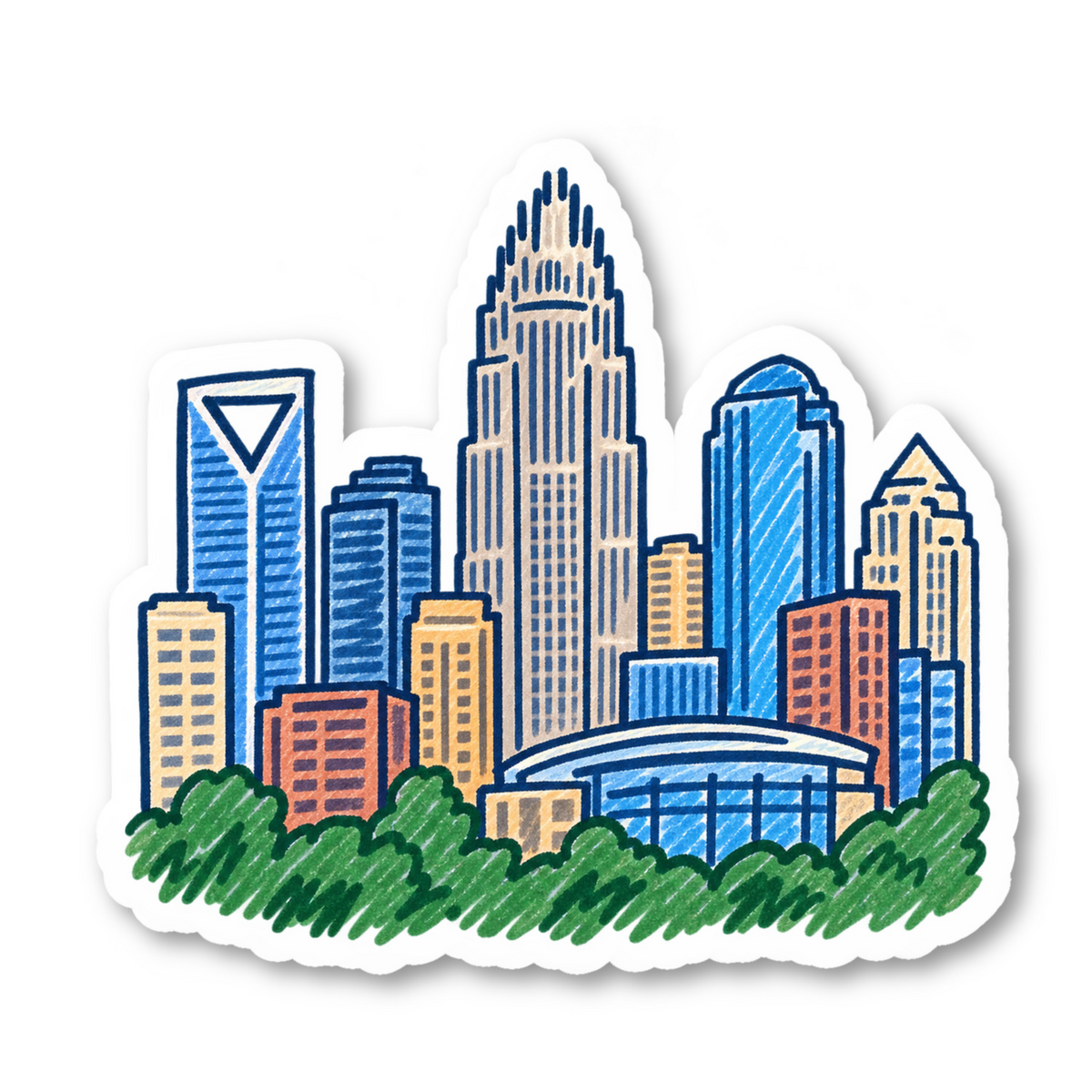 Charlotte Vinyl Sticker