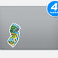 New Jersey Vinyl Stickers