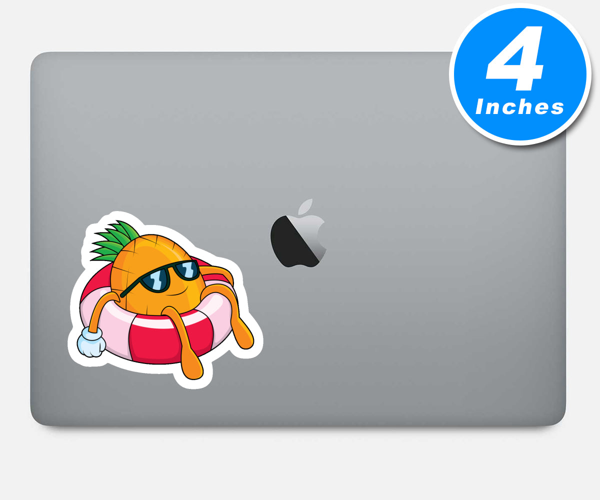 Pineapple Chillin Vinyl Stickers