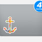 Colorful Anchor Vinyl Stickers