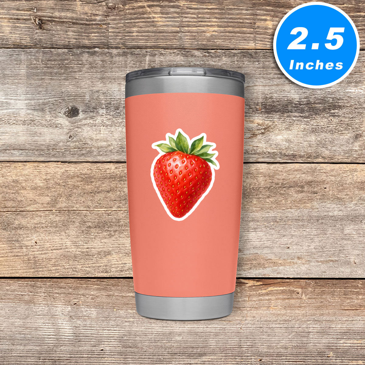 Strawberry Stickers Vinyl Stickers
