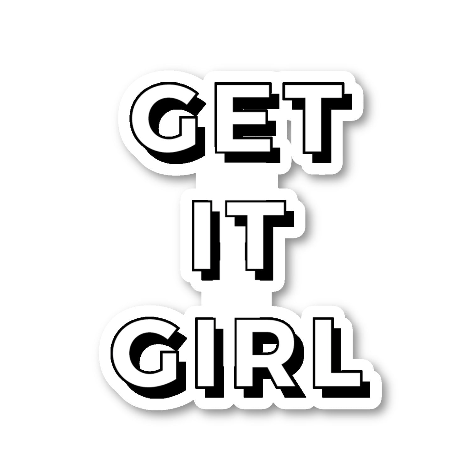 Get It Girl Vinyl Sticker