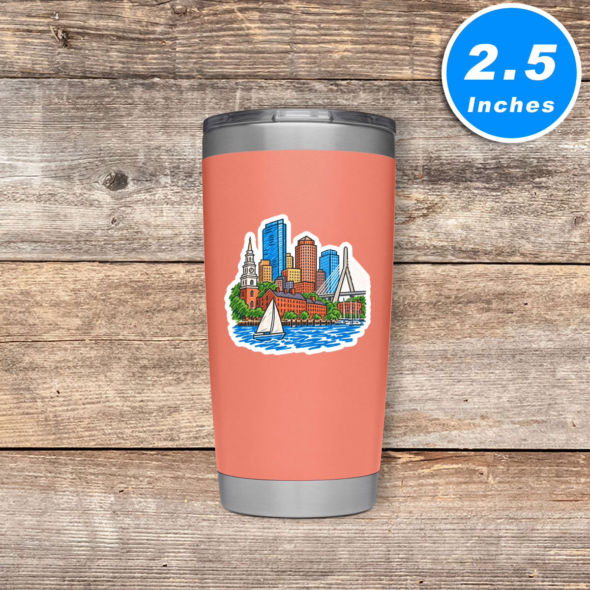 Boston Vinyl Stickers