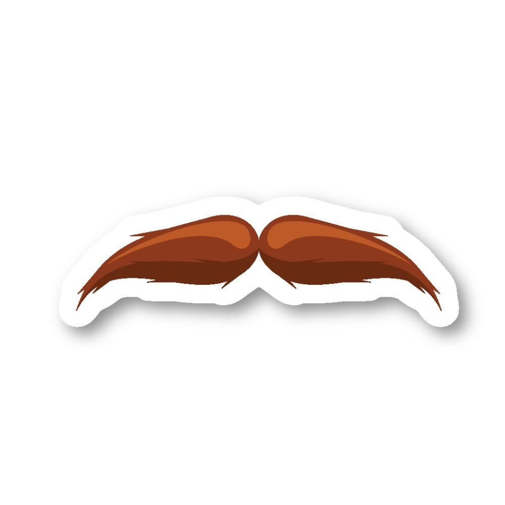 Mustache Vinyl Sticker